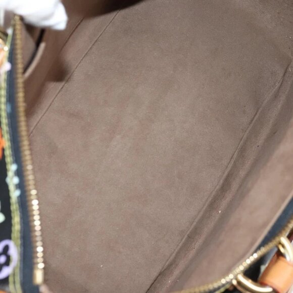 LOUIS VUITTON Monogram Multicolor Rita Tote Bag Black M40126 LV Auth 134954V - Picture 11 of 16